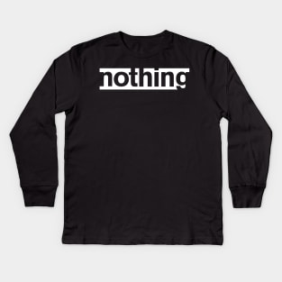 Nothing Records Kids Long Sleeve T-Shirt